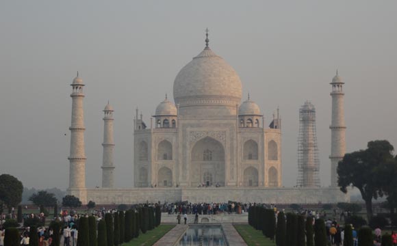 Ele é mesmo impressionante, o Taj Mahal